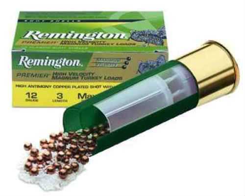 12 Gauge 10 Rounds Ammunition Remington 3 1/2" 2 1/4 oz Copper Plated Lead #4